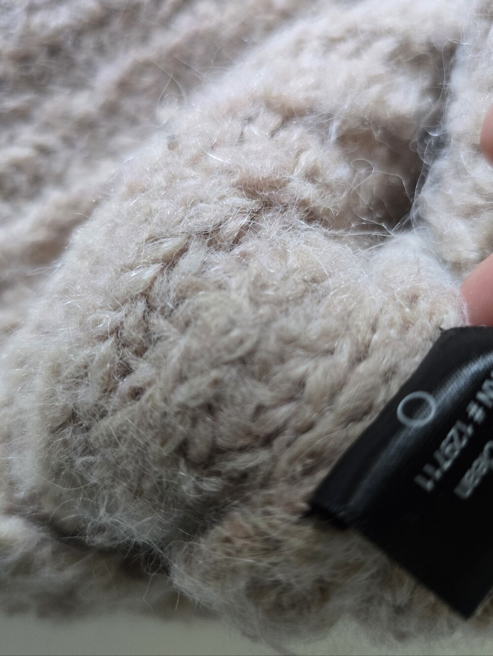 Jenni Kayne Alpaca Wool Blend Cocoon Taupe Oversized Cardigan S - Picture 6 of 13